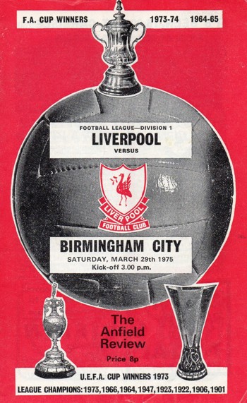 Match programme